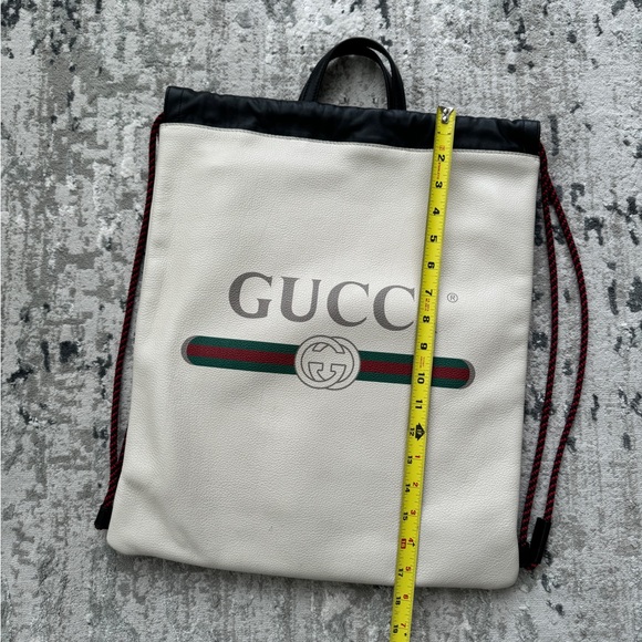 Gucci Leather Drawstring Backpack - Picture 11 of 13